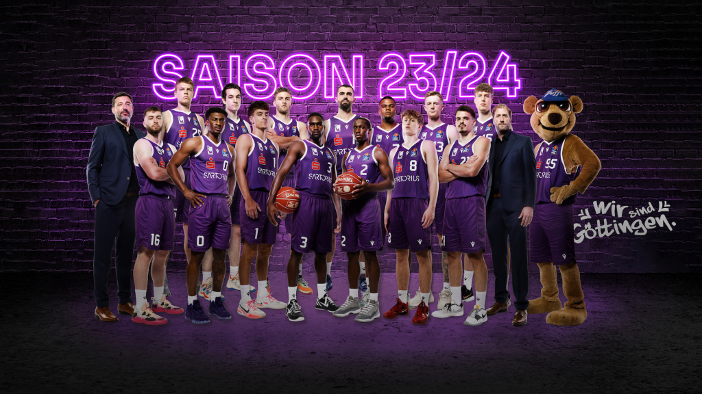 Spielplan der BG Göttingen BBL Saison 2023 / 2024 VeilchenPower e