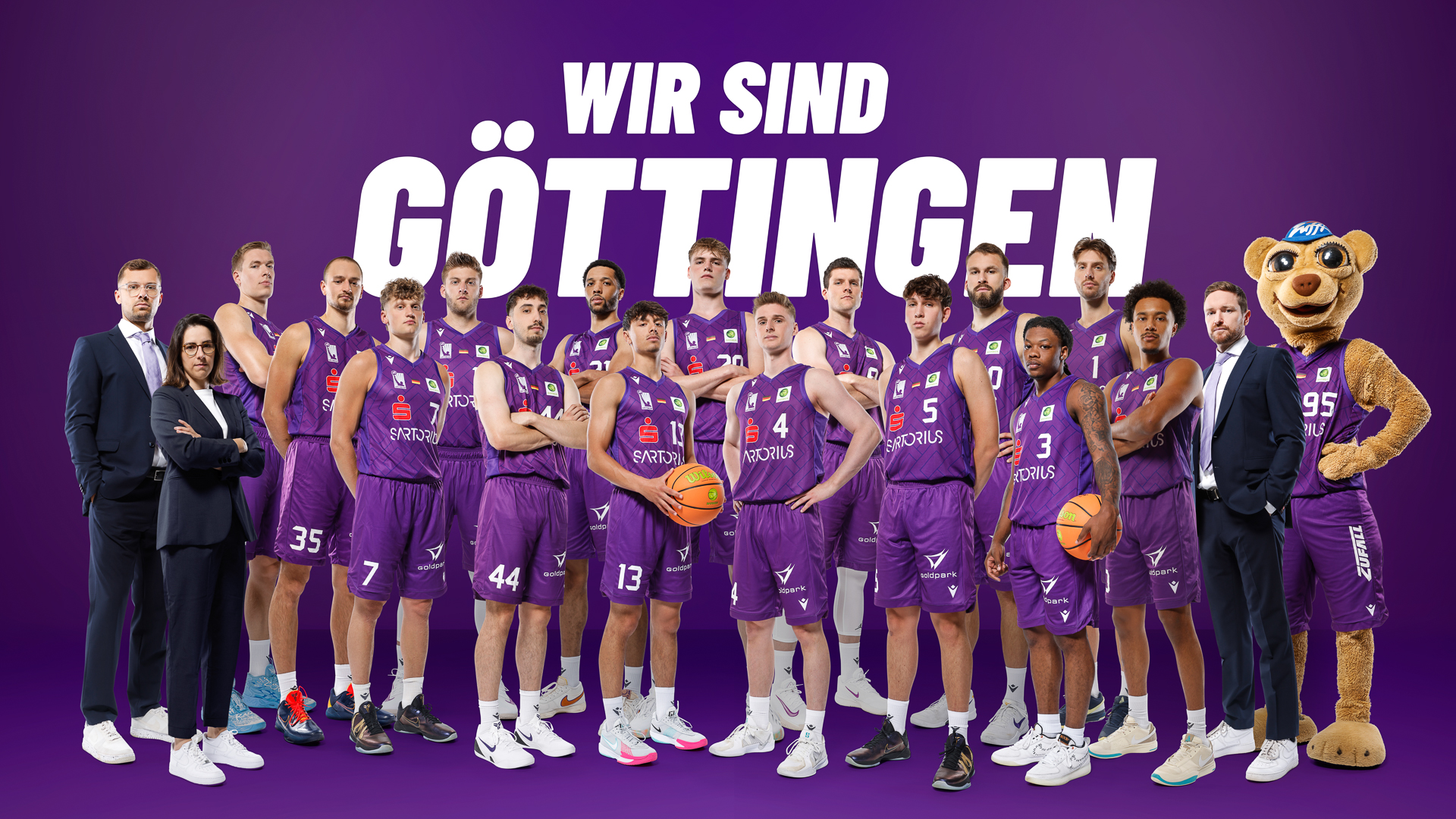 BG-Goettingen,Teamfoto,Saison2025-2026,ProA,2. Basketball Bundesliga